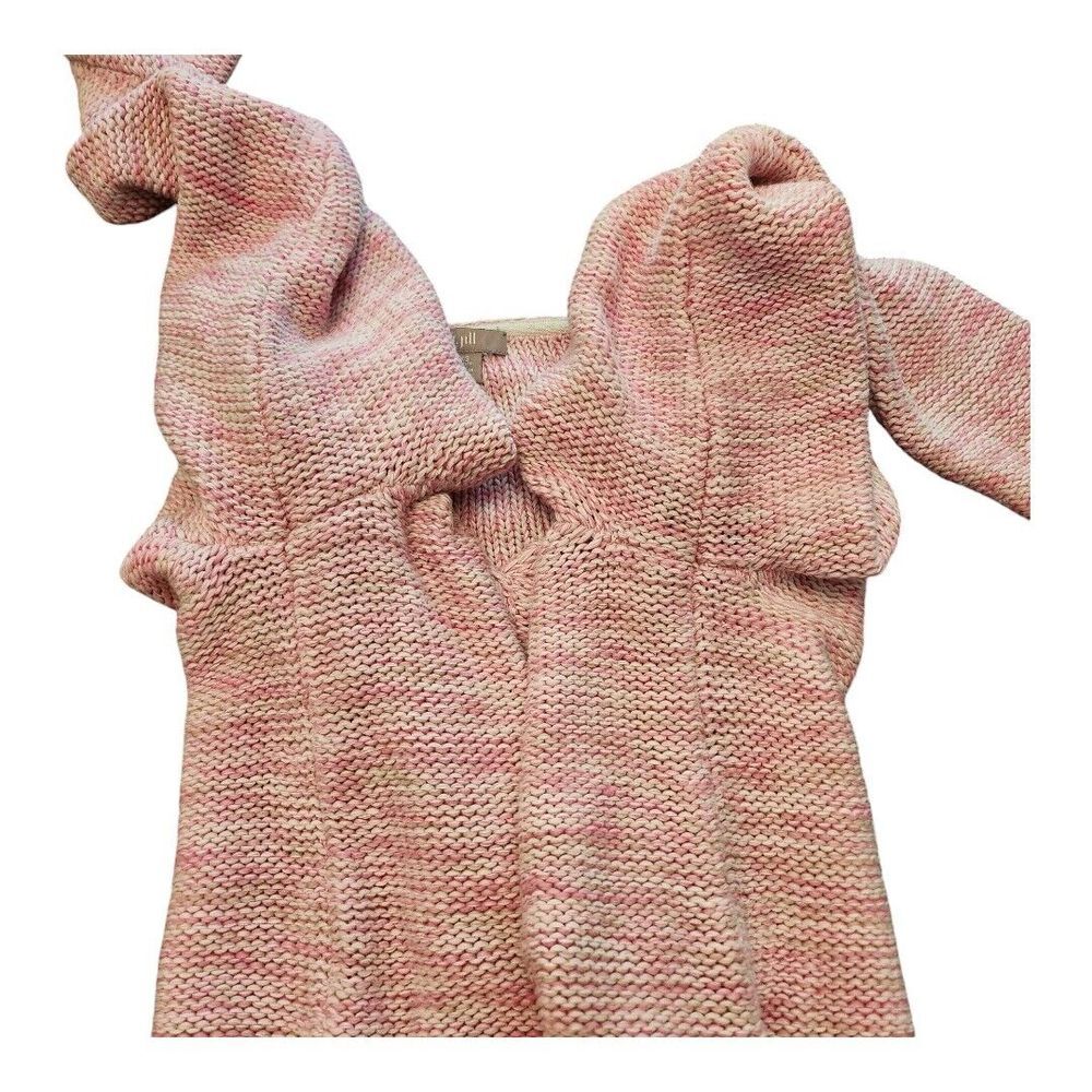 J Jill‎ Chenille Sweater Womens XS Petite Pink Multicolor Knit V Neck Pullover - Picture 10 of 12